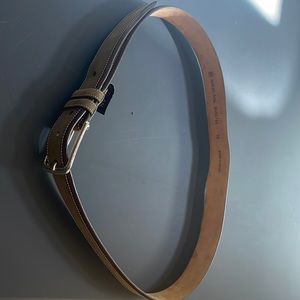 Mezlan belt size 36 brown/olive green